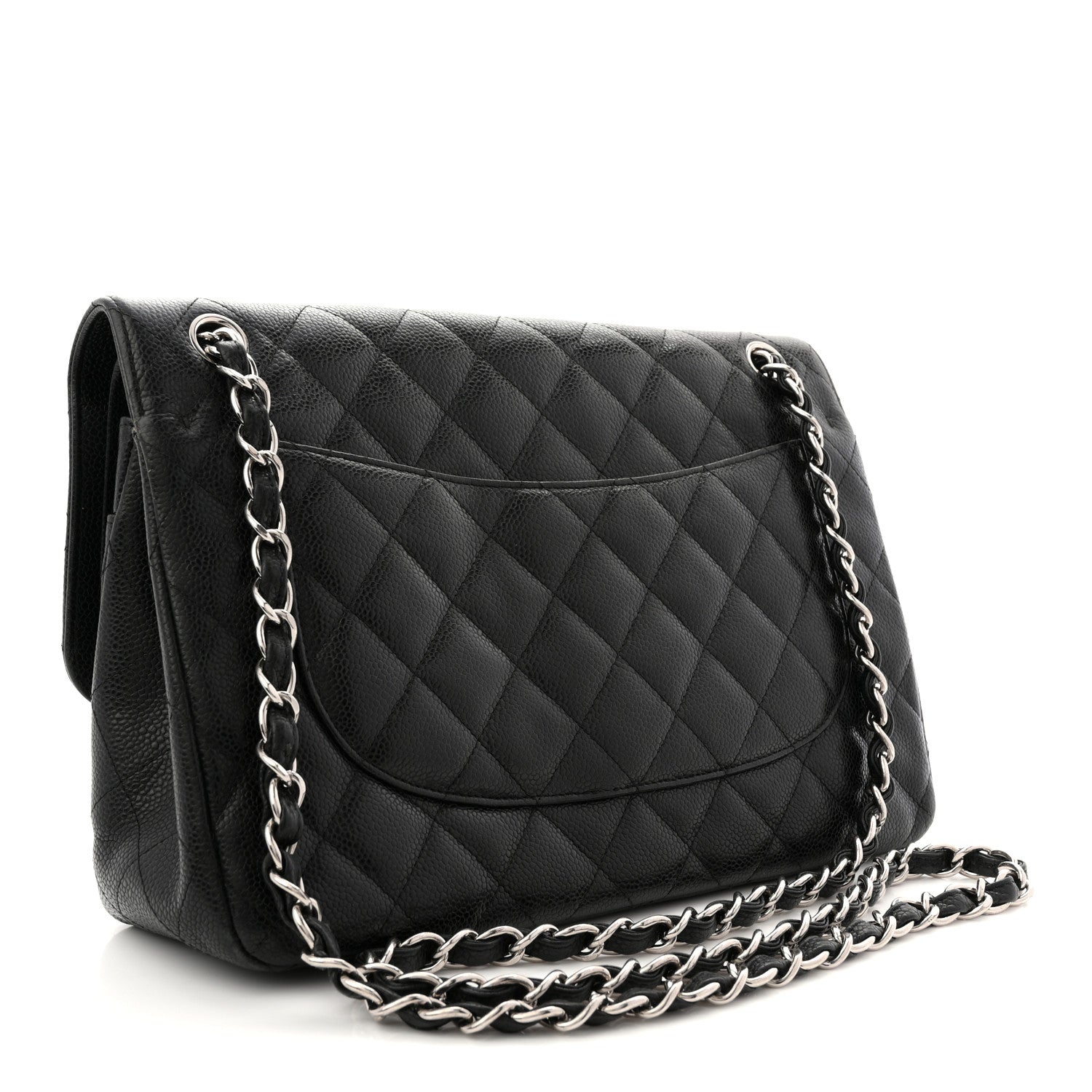 Chanel Caviar Quilted Jumbo Double Flap Black 4 of 23