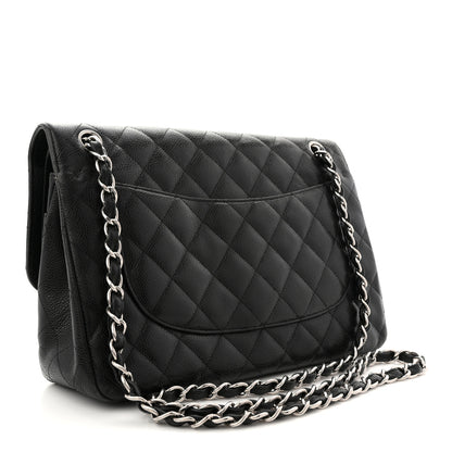 Chanel Caviar Quilted Jumbo Double Flap Black 4 of 23