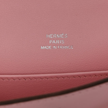Hermes Swift Kelly Pochette Clutch Rose Sakura 6 of 11