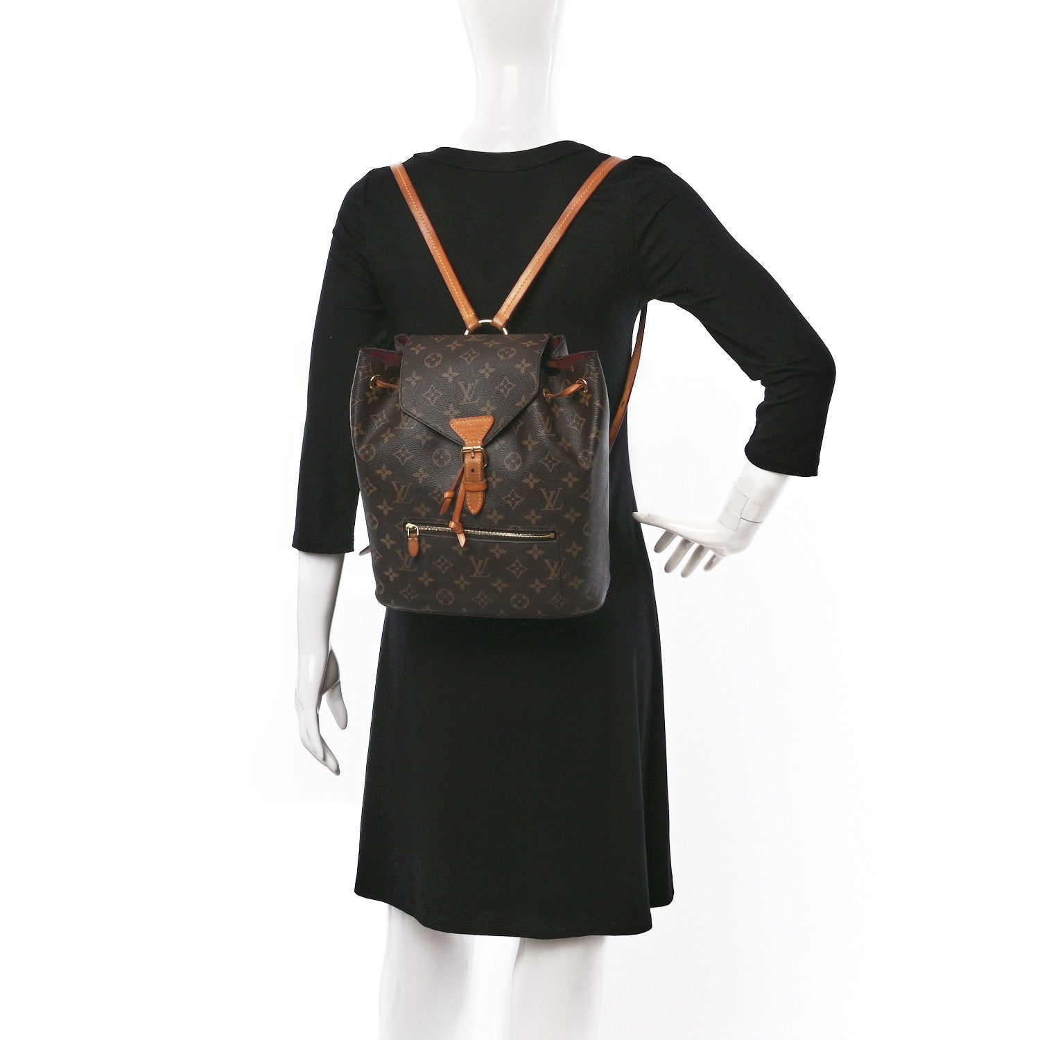 Louis Vuitton Monogram Montsouris NM Backpack 2 of 26