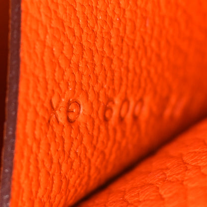 Hermes Togo Videpoches Orange 7 of 10