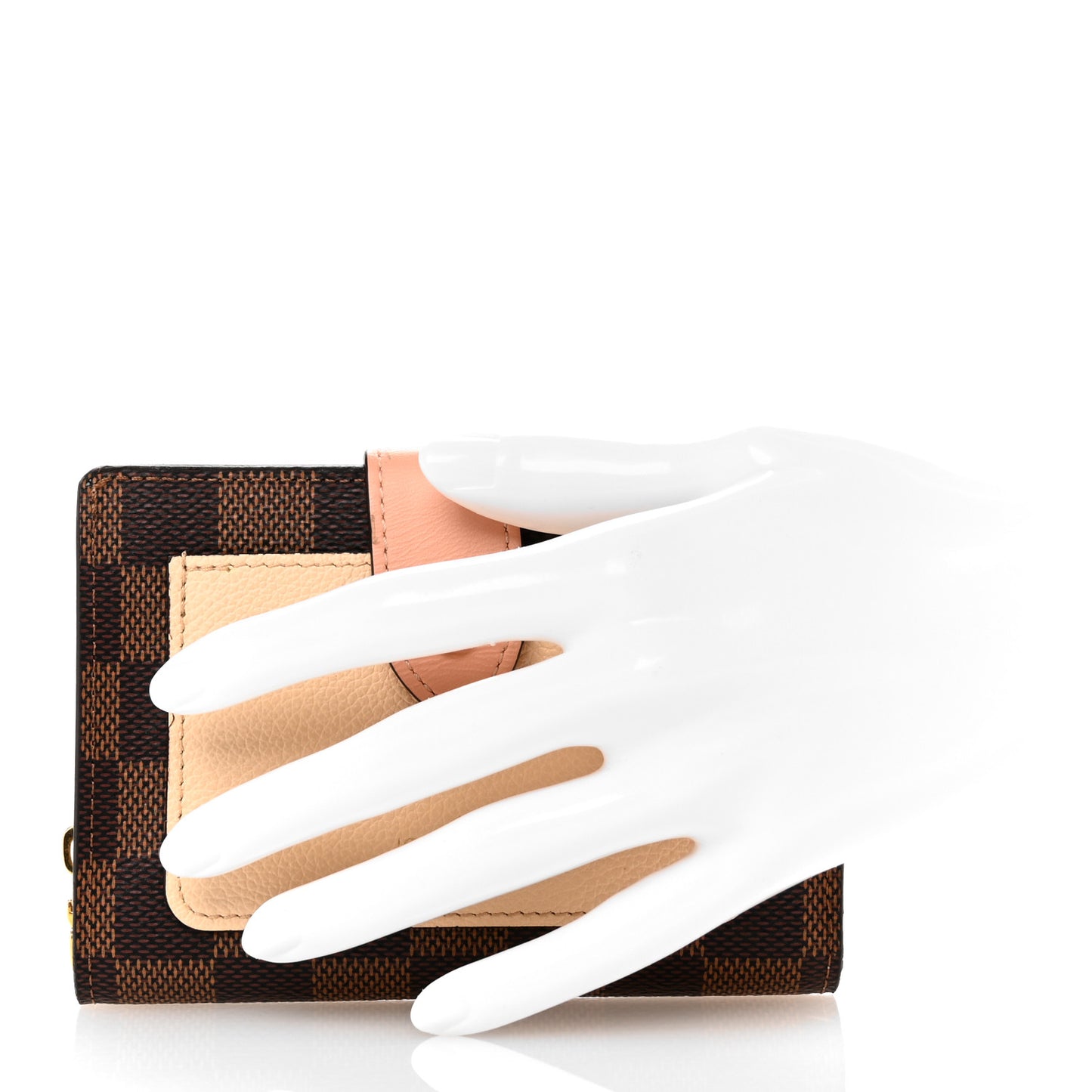 Damier Ebene Juliette Wallet Creme