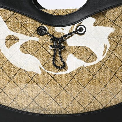 Chanel Calfskin PVC Quilted Chanel 31 Bag Black 8 of 10