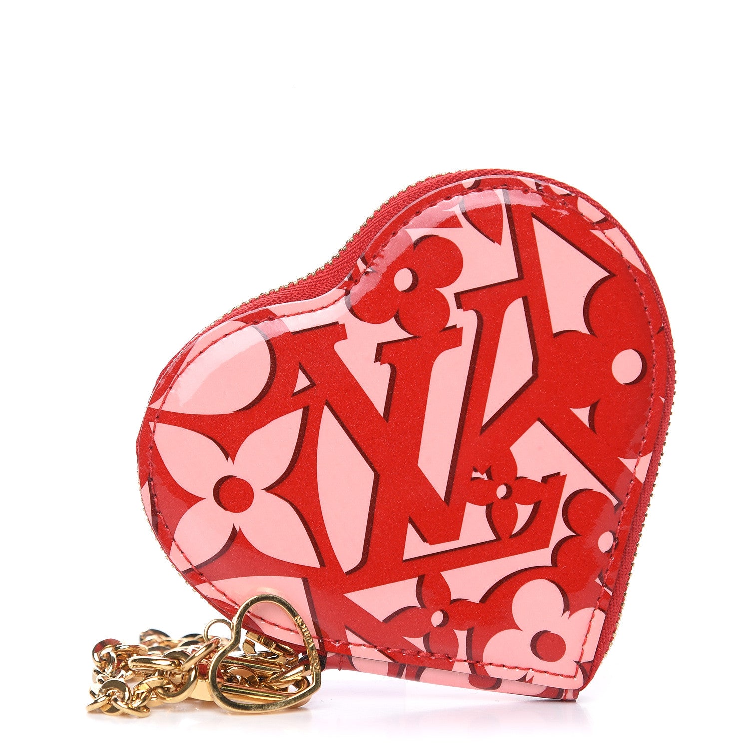 Louis Vuitton Patent Sweet Monogram Coeur Heart Coin Purse Pomme D'Amour 1 of 8