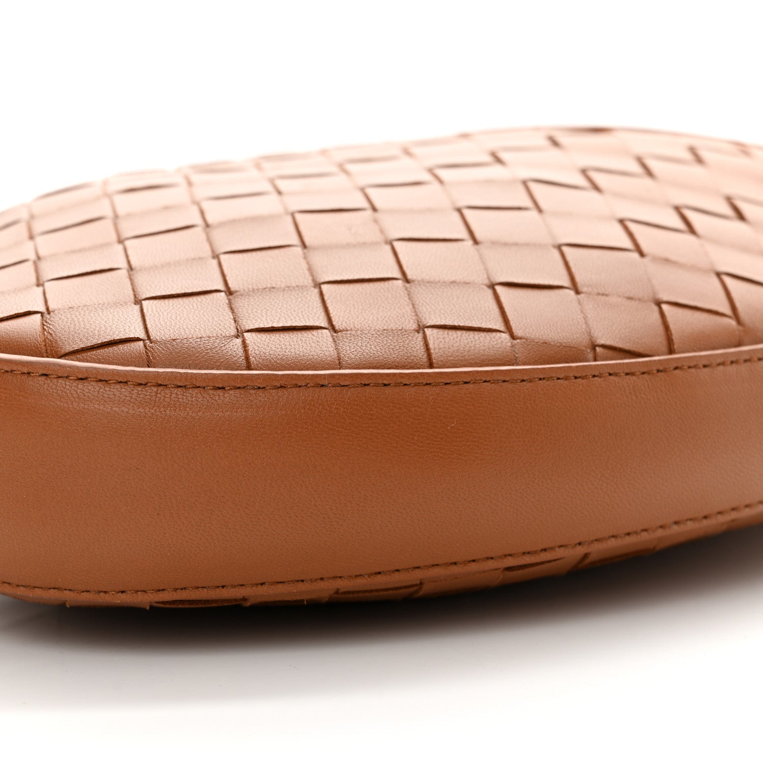 Bottega Veneta Nappa Intrecciato Small Drop Shoulder Bag Wood 10 of 10