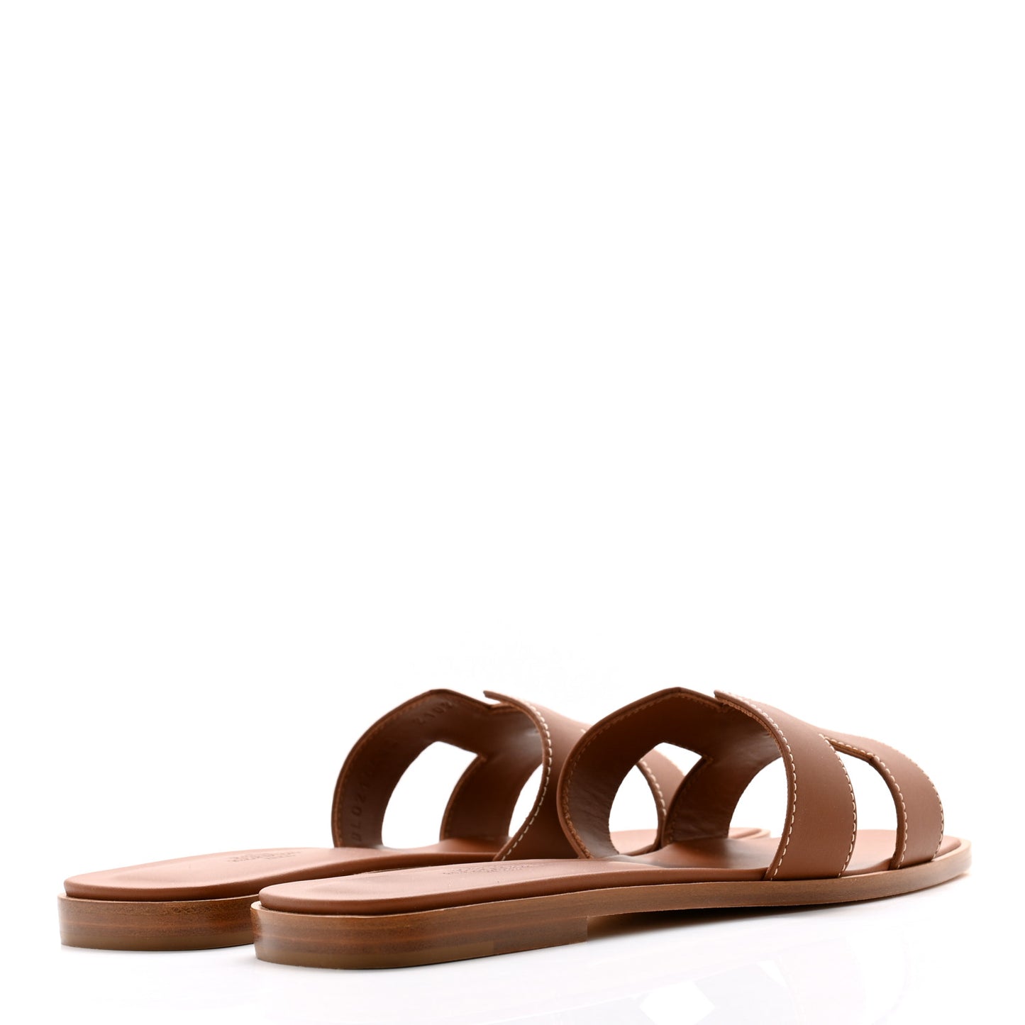 Box Calfskin Oran Sandals 38 Gold
