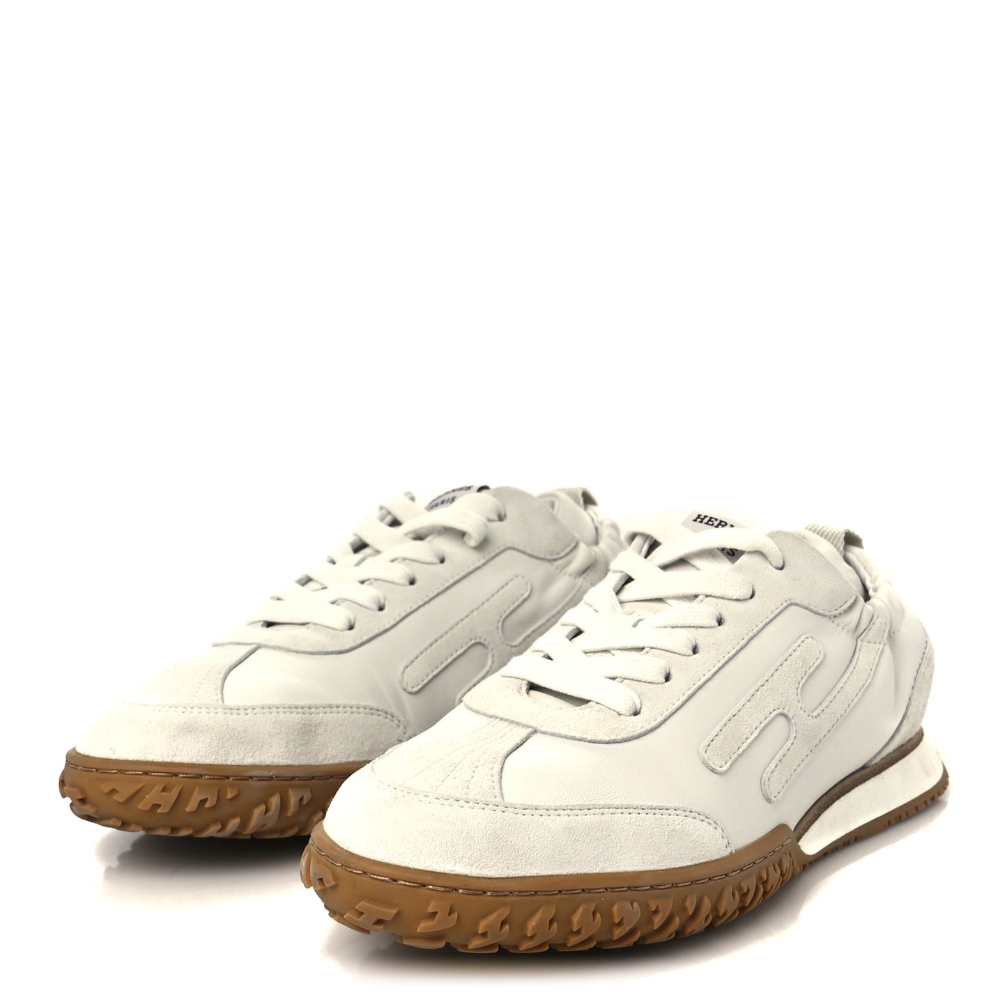 Nappa Suede Goatskin Jet Sneakers 38 White