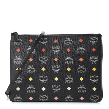 MCM Skyoptic Visetos Crossbody Pouch Spectrum Diamond Black 1 of 9