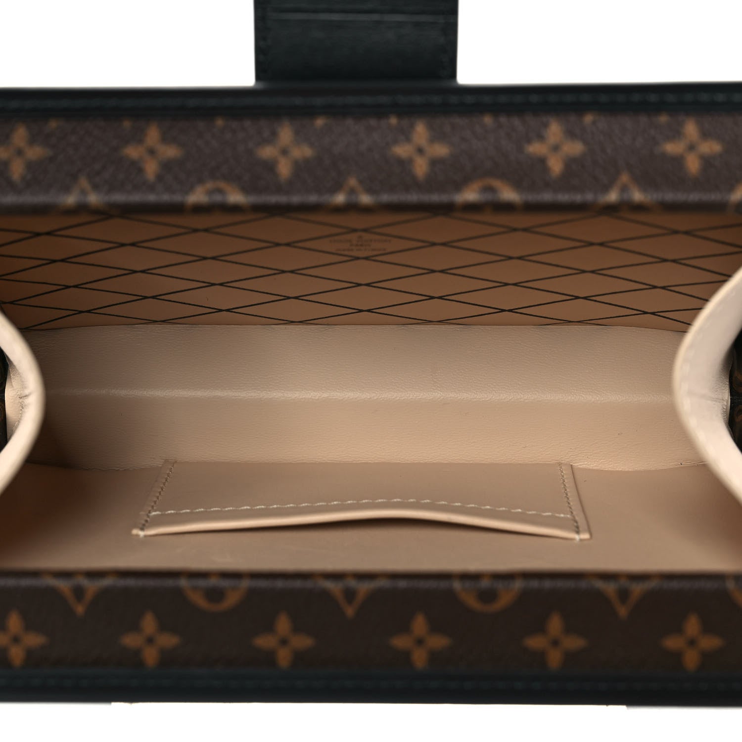Louis Vuitton Monogram Petite Malle Black 5 of 9