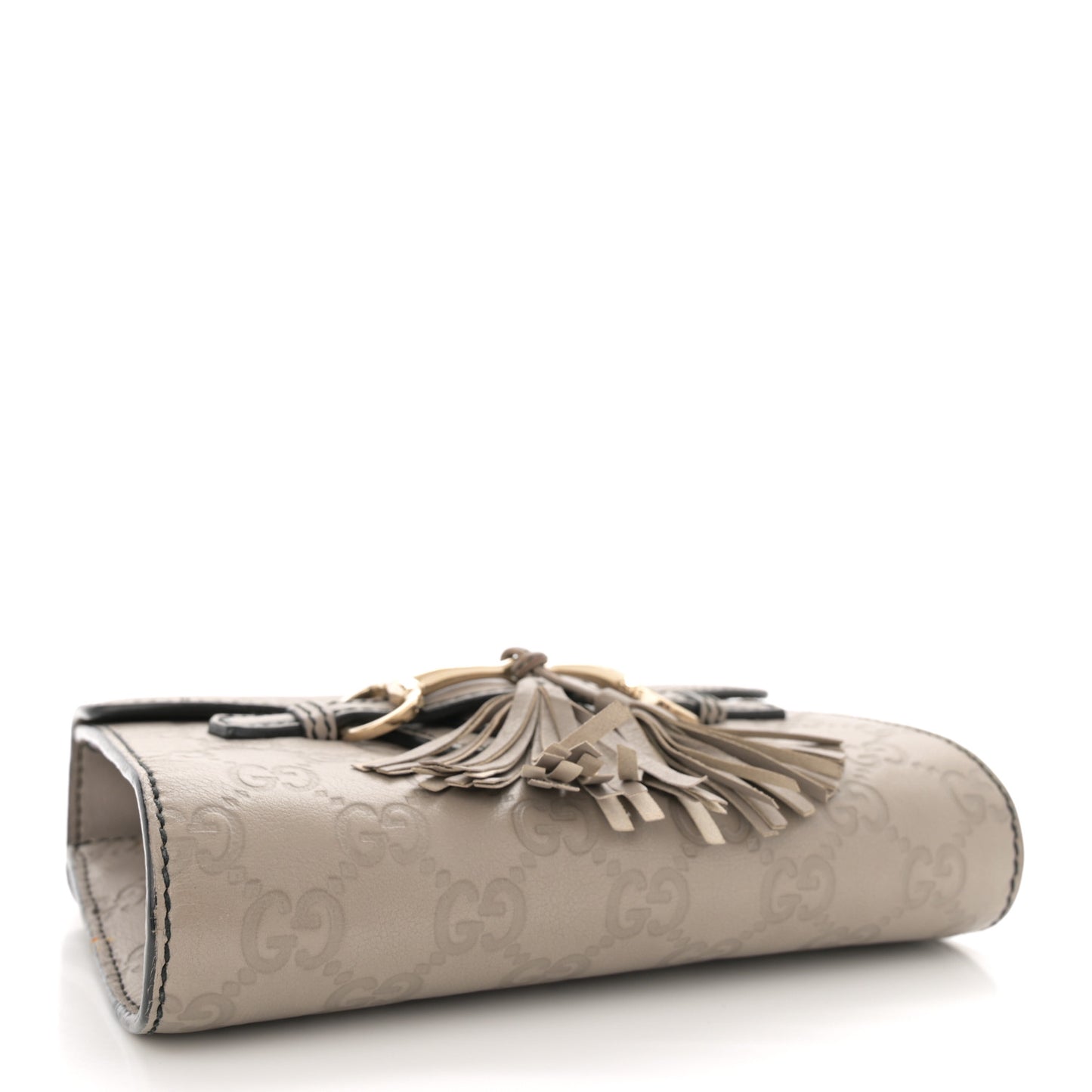 Guccissima Mini Emily Chain Shoulder Bag Storm Grey