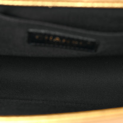 Chanel Metallic Lambskin Embossed Medium Cube Boy Flap Gold 8 of 19