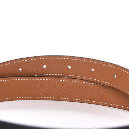 Hermes Swift Epsom 24mm Mini Constance H Belt 85 Black Gold 4 of 6