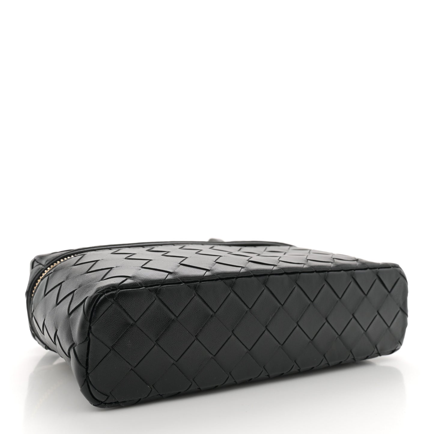 Calfskin Intrecciato Bang Bang Vanity Case Black
