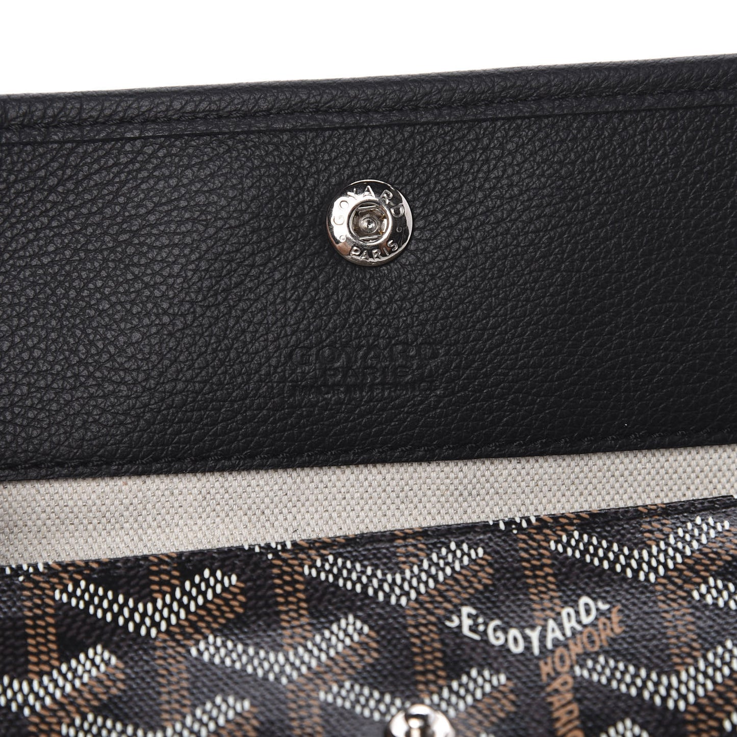 Goyardine Pouch Black