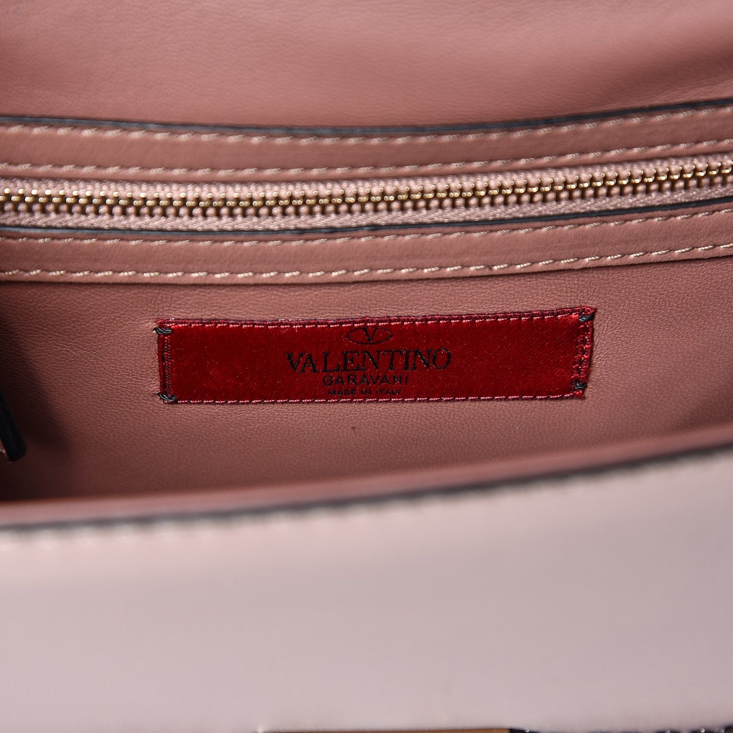 Vitello Crystal Embellished Small Glam Lock Rockstud Flap Multicolor