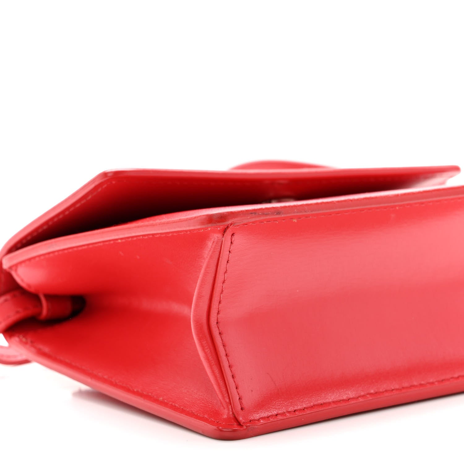 Off-White Calfskin Jitney 2.8 Belt Bag Crossbody Red 8 of 9