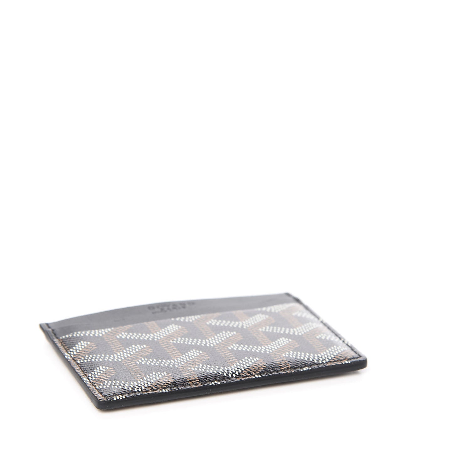 Goyardine Saint Sulpice Card Holder Black