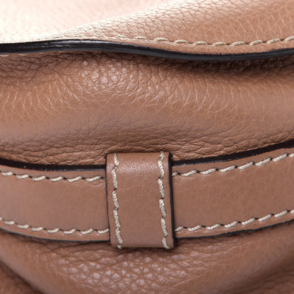 Chloe Calfskin Mini Marcie Round Crossbody Bag Nut 11 of 20