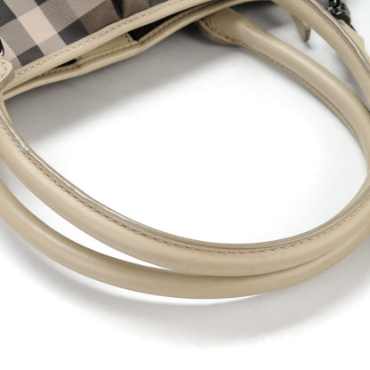 Burberry Smoked Check Large Northfield Tote Trench 9 of 10