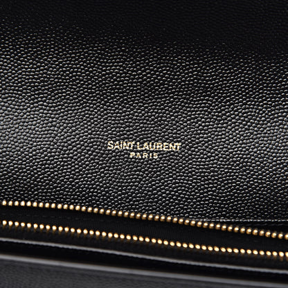 Saint Laurent Grain De Poudre Mini Uptown Crossbody Bag Black 6 of 11