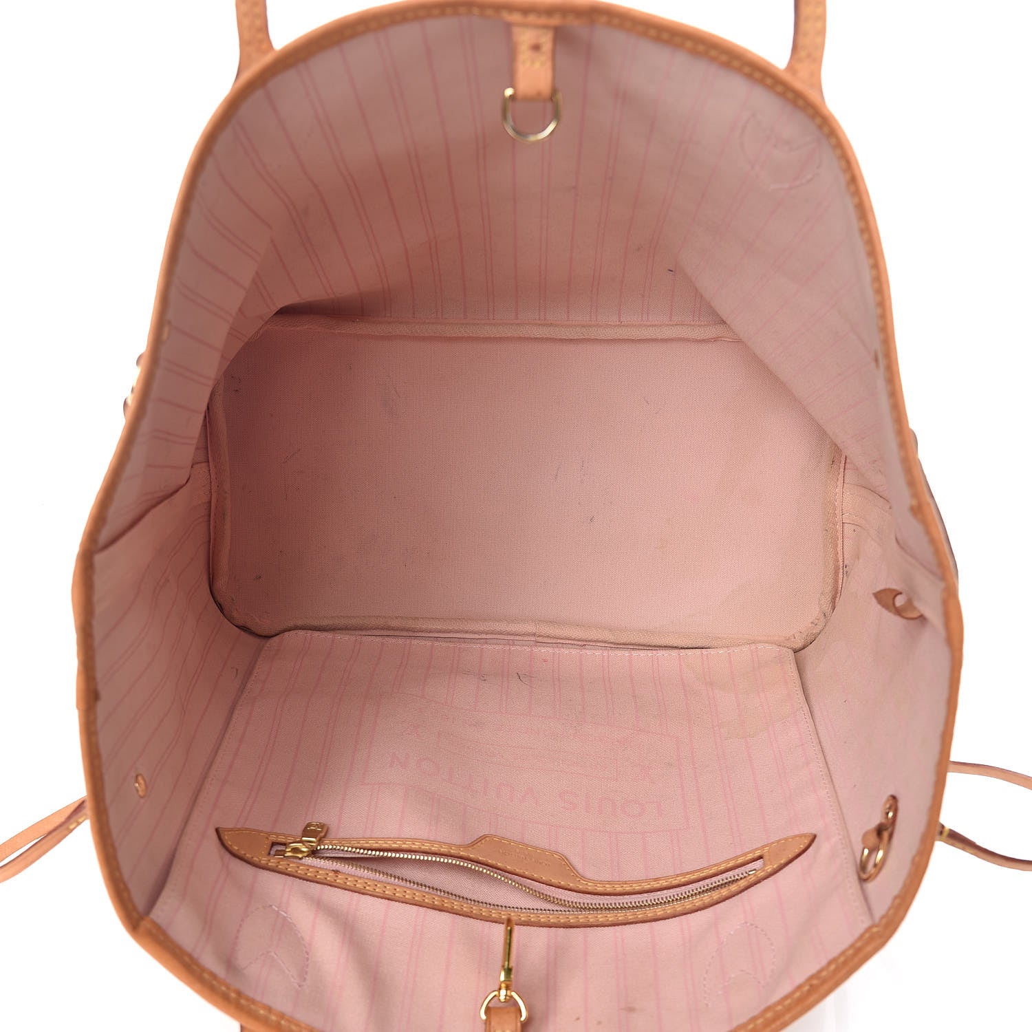 Louis Vuitton Damier Azur Neo Neverfull MM Rose Ballerine 8 of 20