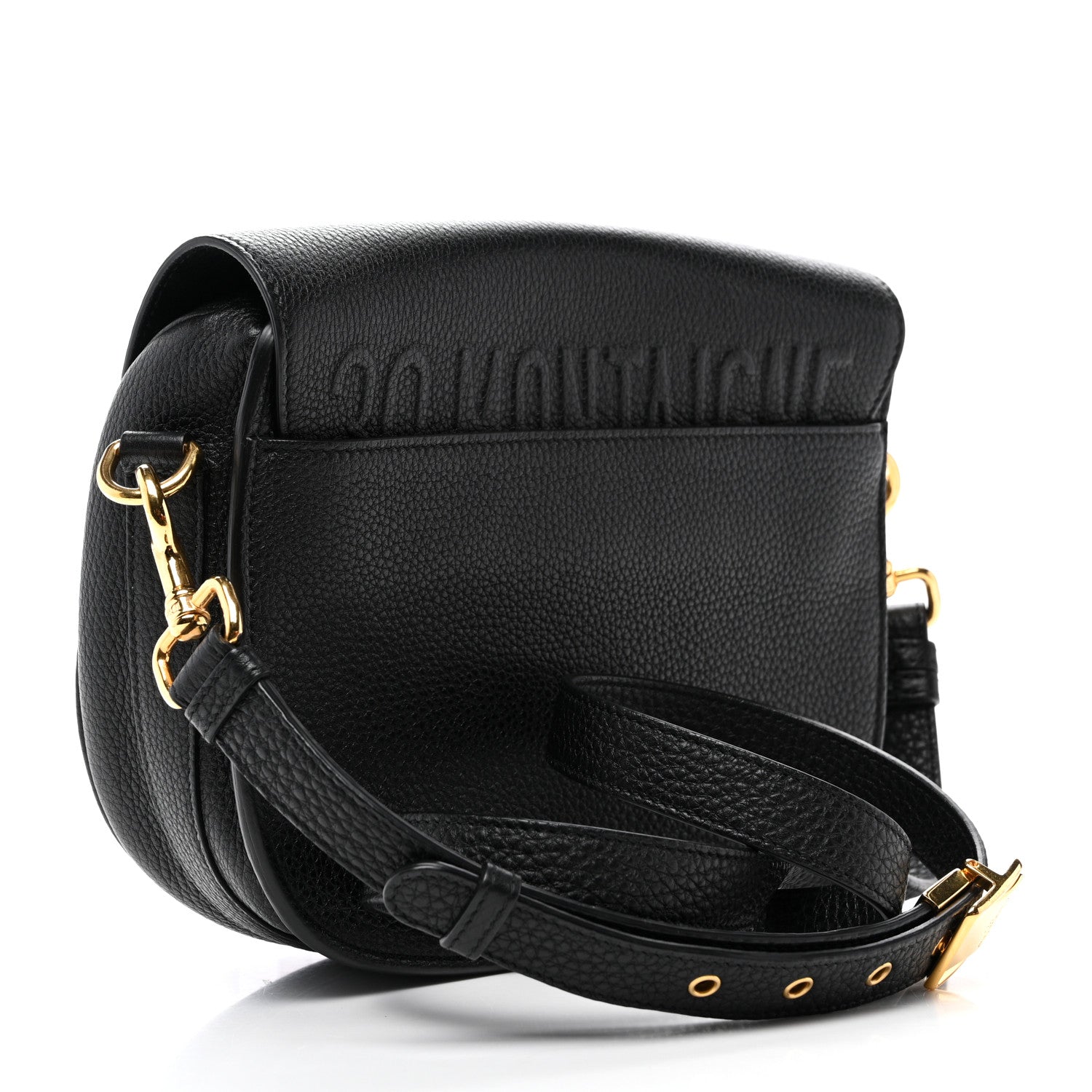 Christian Dior Grained Calfskin Medium Bobby Flap Black 3 of 11