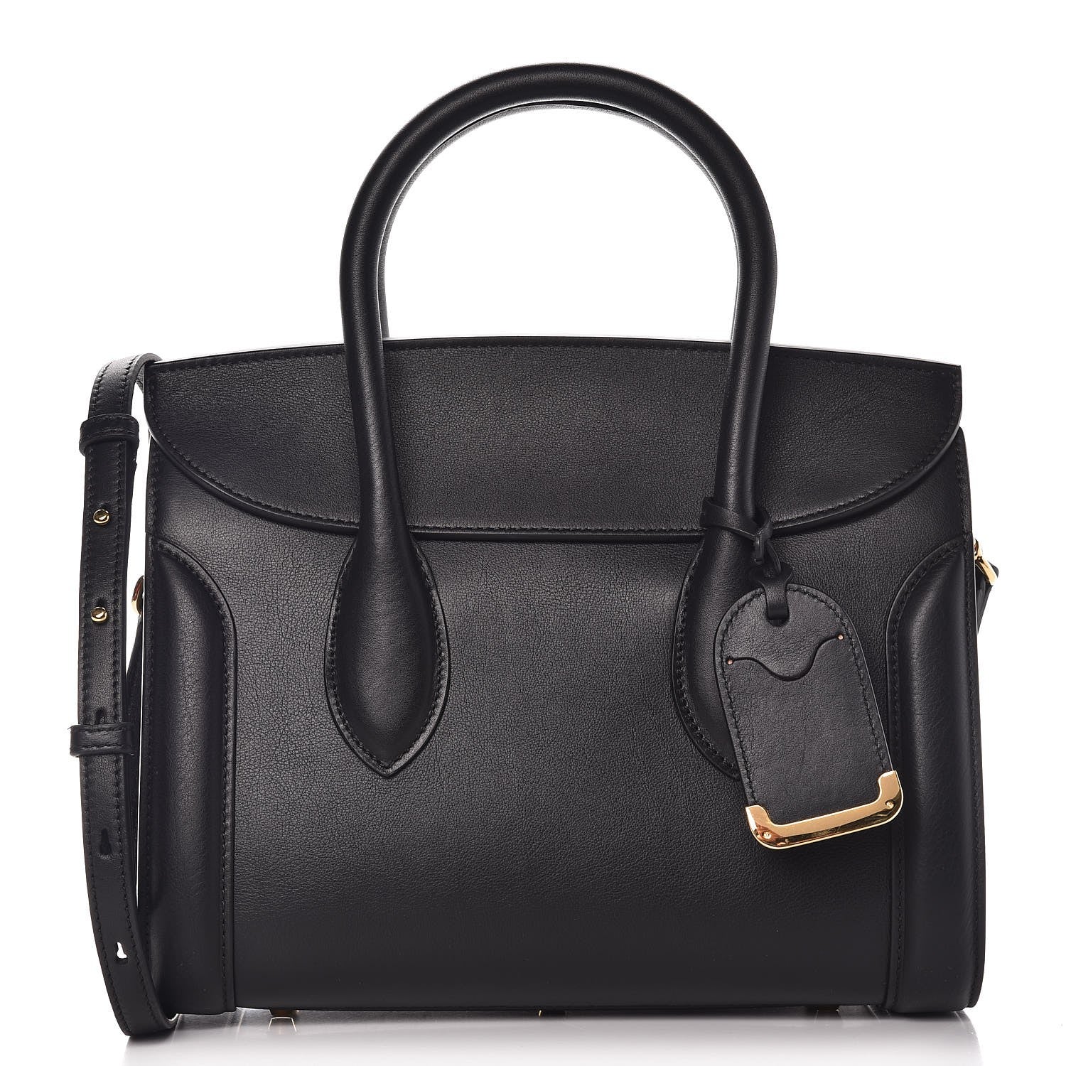 Alexander McQueen Sweet Calfskin Small Heroine 30 Black 1 of 11