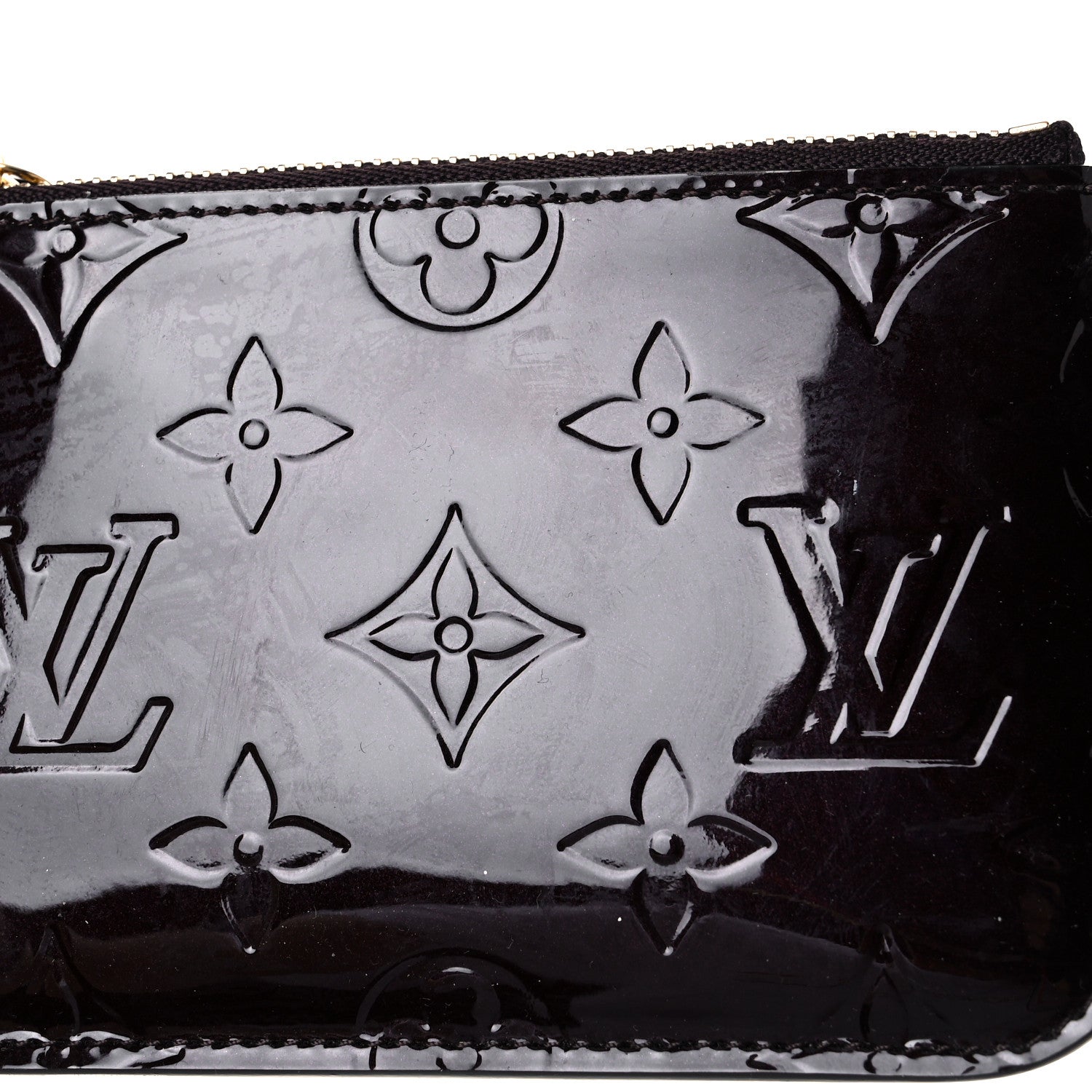 Louis Vuitton Vernis Key Pouch NM Amarante 7 of 10