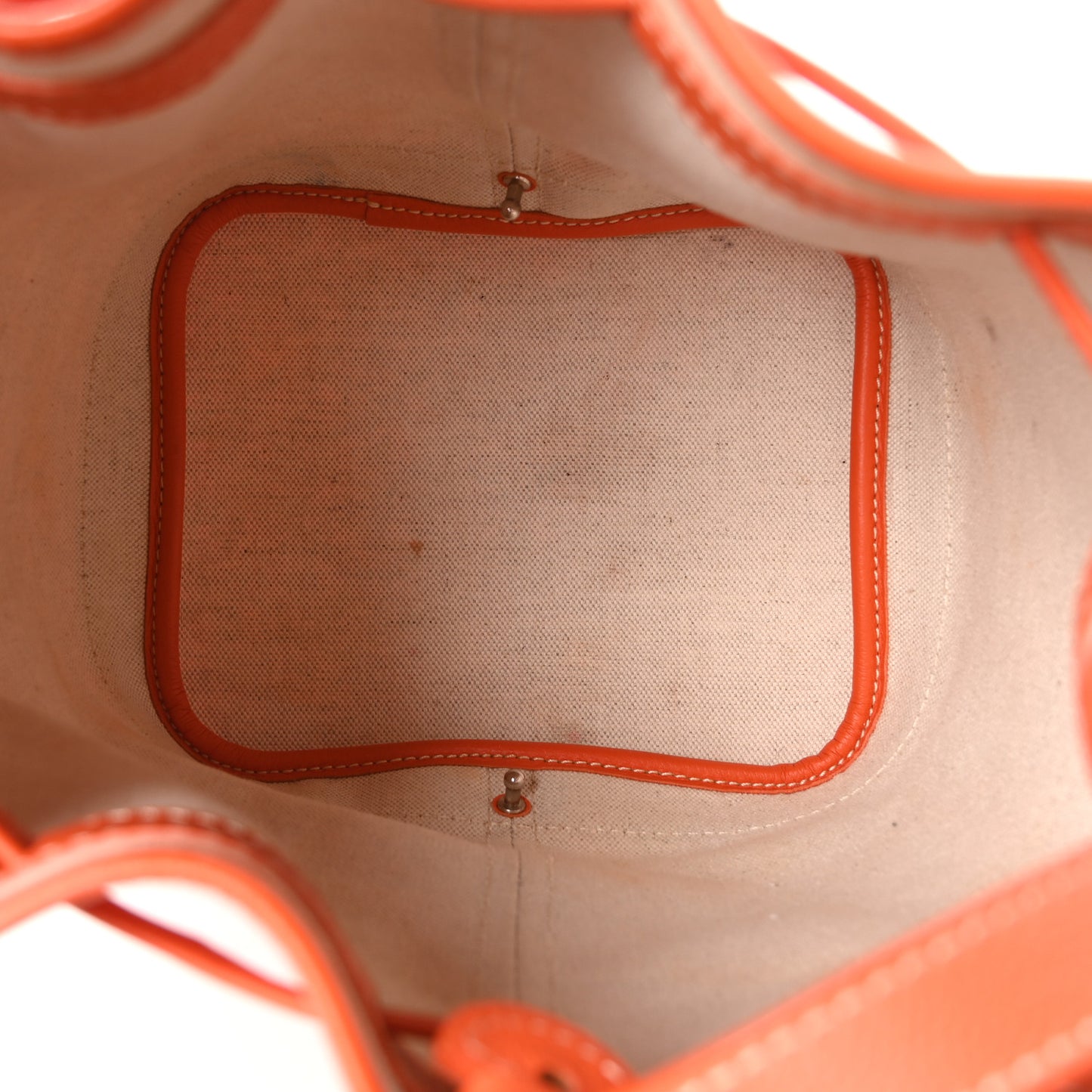 Goyardine Petit Flot Bucket Bag PM Orange