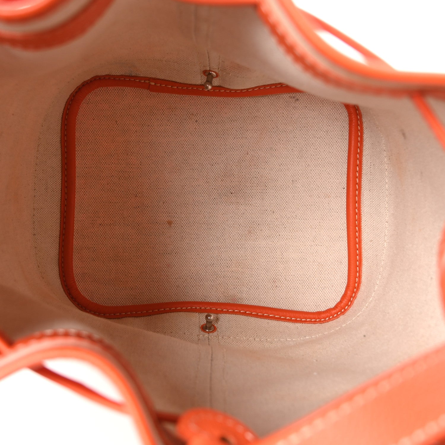 Goyard Goyardine Petit Flot Bucket Bag PM Orange 5 of 9
