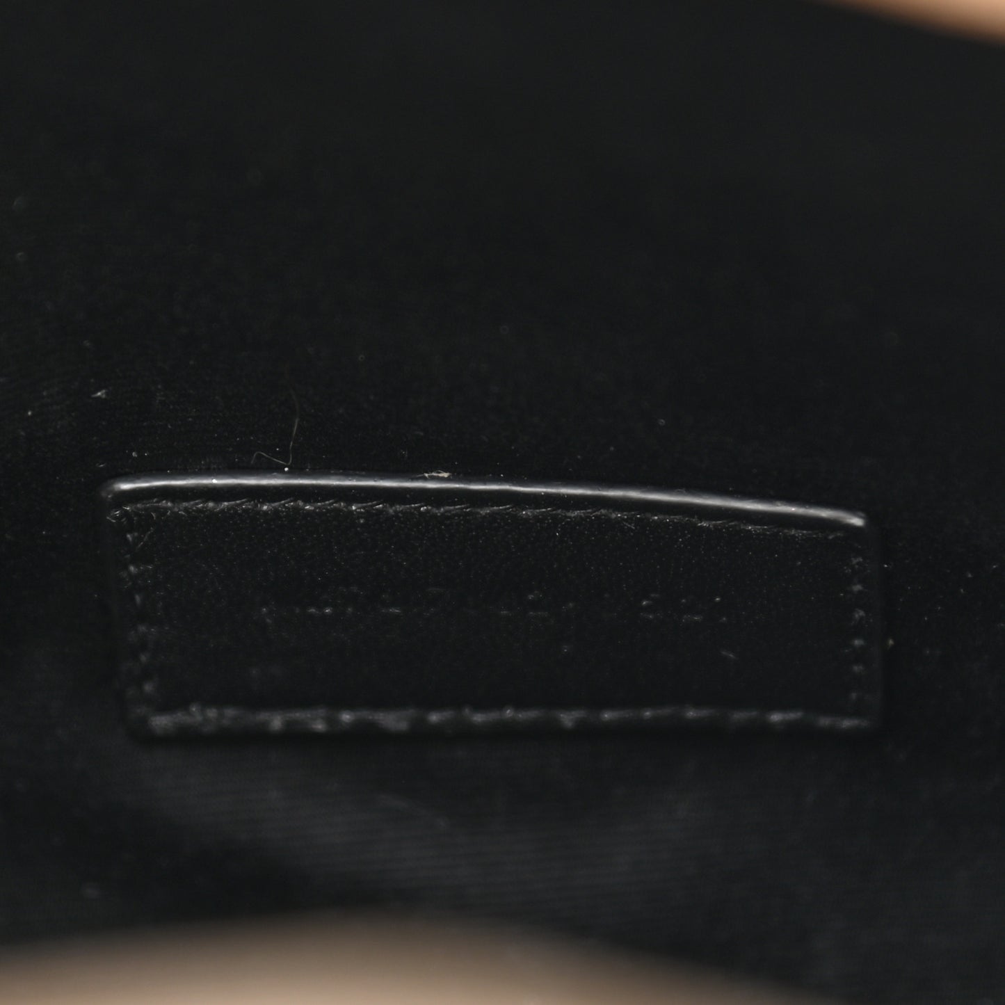 Grain De Poudre Matelasse Chevron Monogram Envelope Clutch Dark Beige