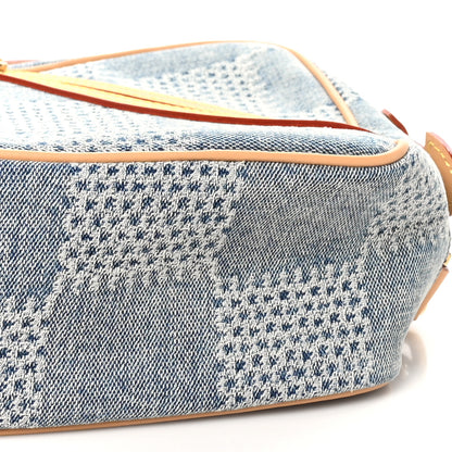 Louis Vuitton Damier Denim 3D Chess Messenger Bleu 9 of 9