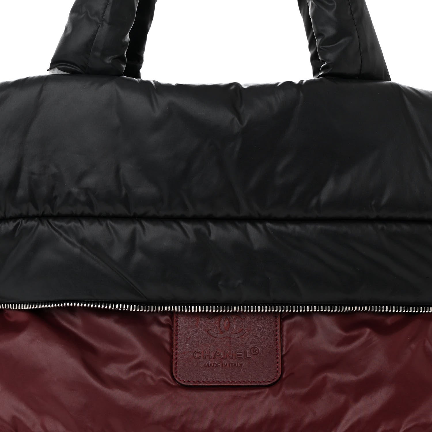 Chanel Nylon Quilted Large Coco Cocoon Tote Black 13 of 21