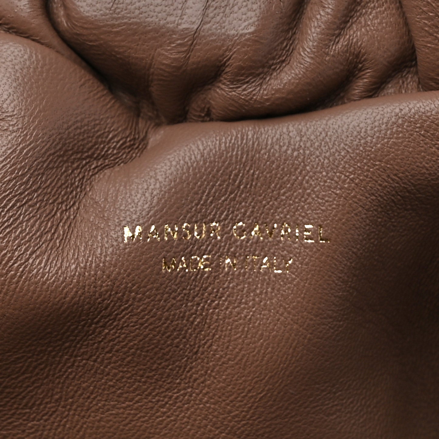 Lambskin Cloud Mini Clutch Biscotto