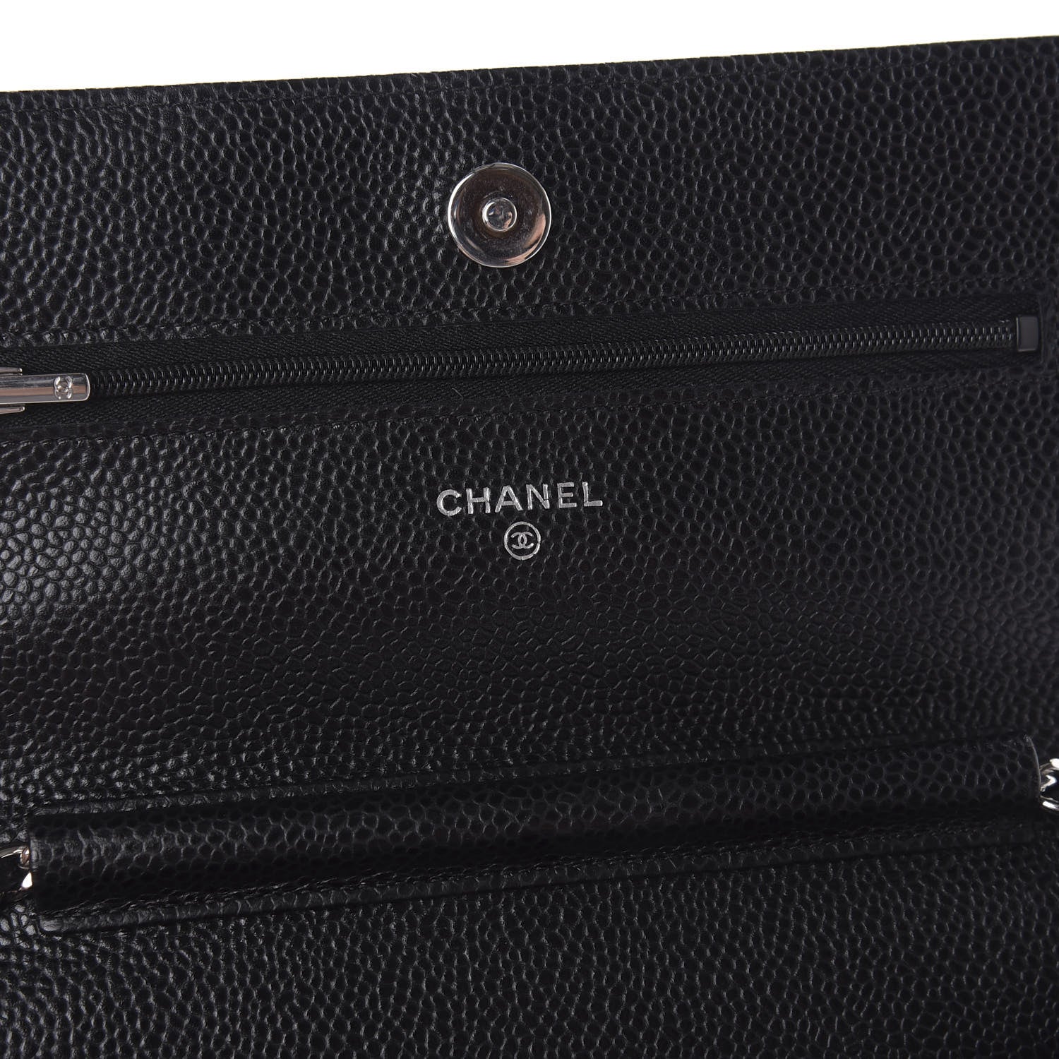 Chanel Caviar Quilted Wallet On Chain WOC Black 8 of 11