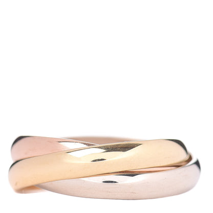 Cartier 18k Pink Yellow White Gold Les Must De Cartier Trinity Ring 55 7.25 3 of 4