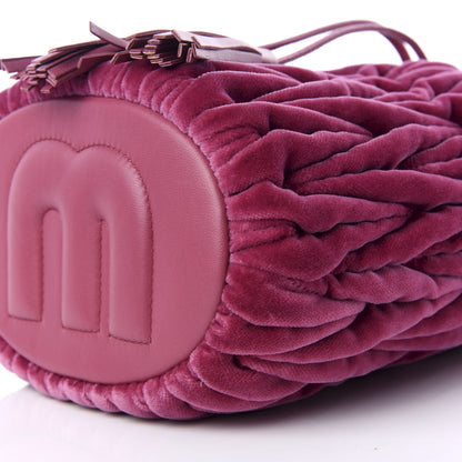 Miu Miu Velluto Matelasse Bucket Bag Bruyere 6 of 8