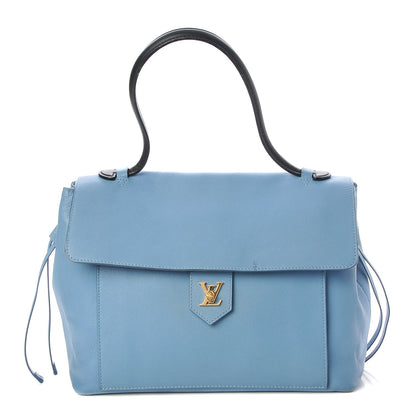 Louis Vuitton Calfskin Lockme MM Bleuet 1 of 19