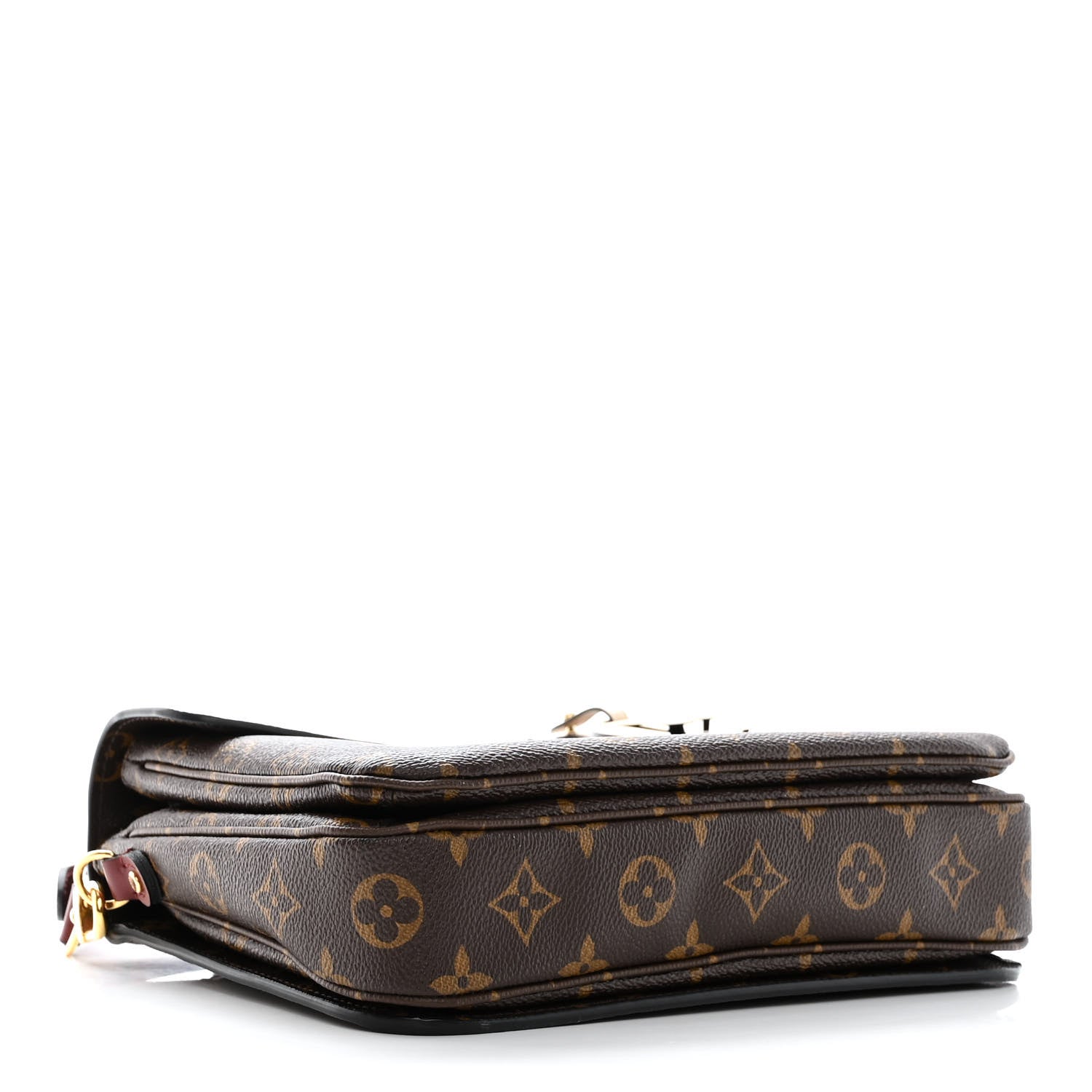 Louis Vuitton Monogram Braided Pochette Metis Safran 4 of 11