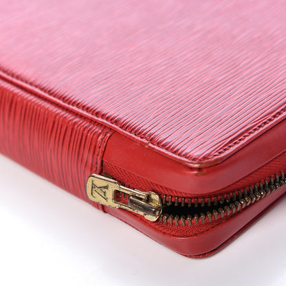 Louis Vuitton Epi Travel Diary Castillan Red 9 of 19