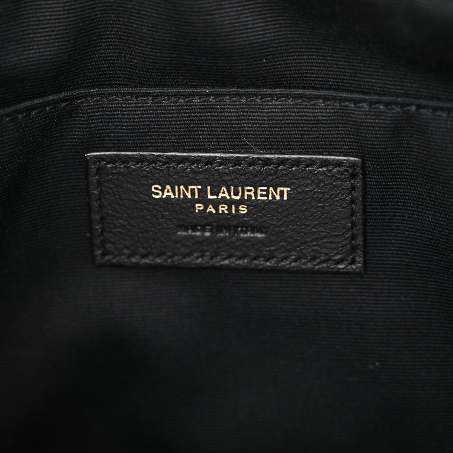 Saint Laurent Grained Lambskin Monogram Lou Camera Bag Black 6 of 13