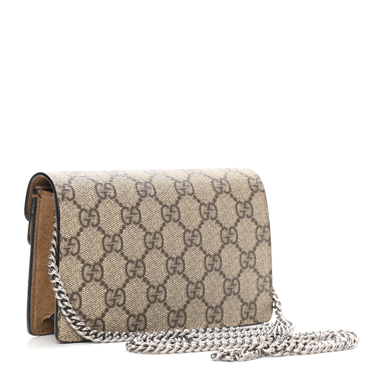 Gucci GG Supreme Monogram Super Mini Dionysus Shoulder Bag Taupe 3 of 9