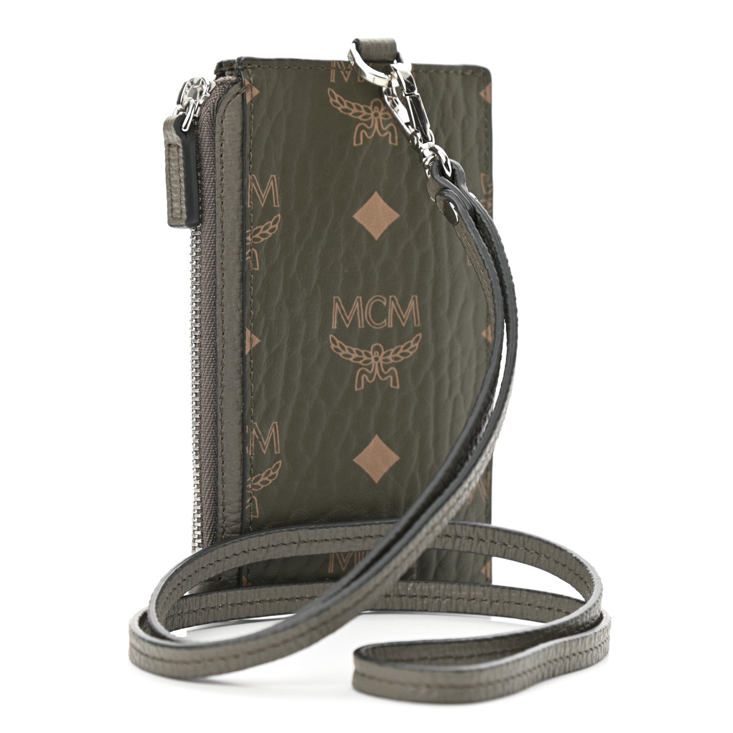 MCM Visetos Lanyard Card Holder Sea Turtle 2 of 5