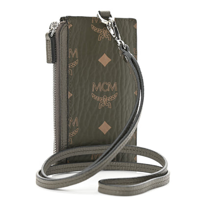 MCM Visetos Lanyard Card Holder Sea Turtle 2 of 5