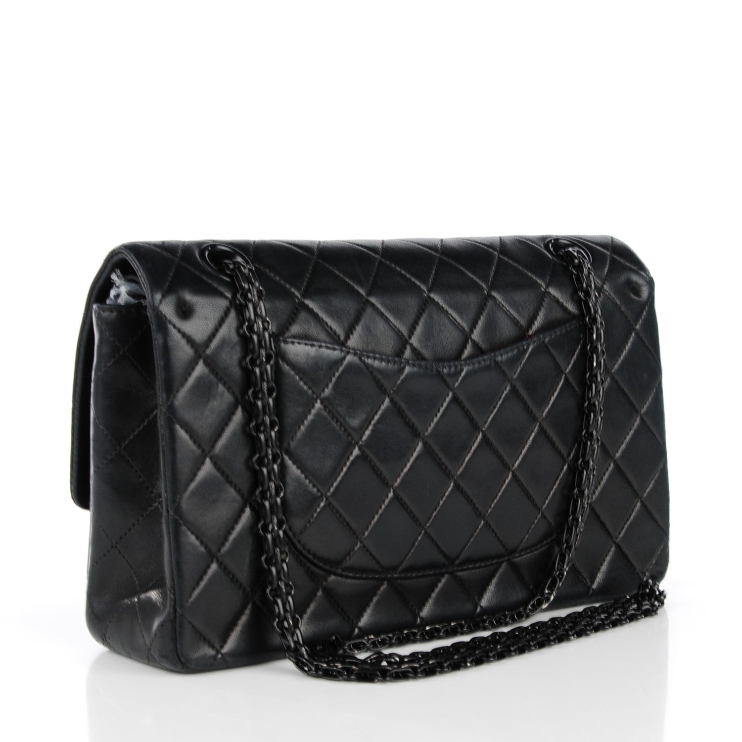 Chanel Lambskin Quilted 2.55 Reissue 225 Flap Black 4 of 10