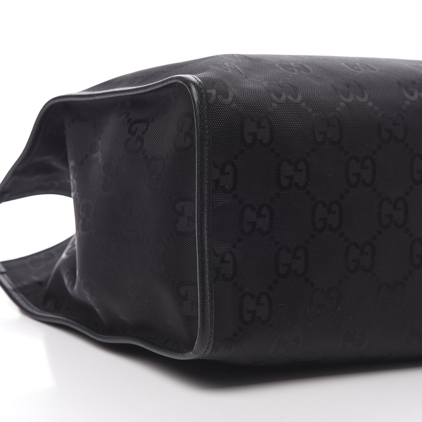 Econyl Nylon Monogram Large Off The Grid Tote Bag Black