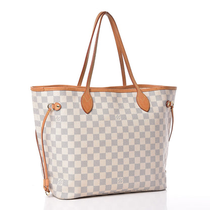 Louis Vuitton Damier Azur Neverfull MM 3 of 9
