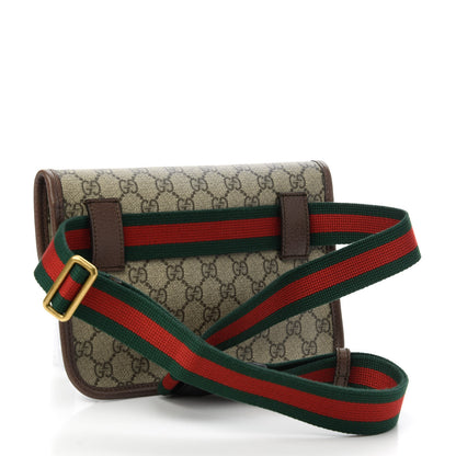 Gucci GG Supreme Monogram Neo Vintage Web Belt Bag Brown 3 of 11