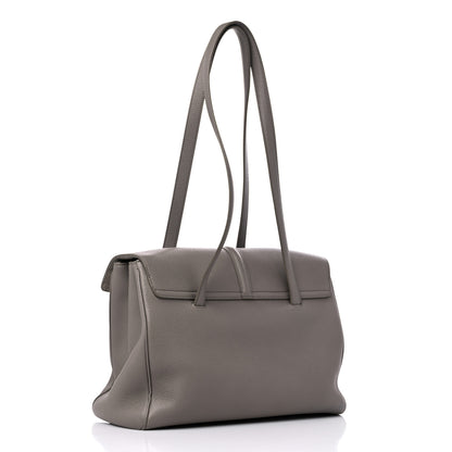 Celine Grained Calfskin Medium Soft 16 Bag Pebble 3 of 10