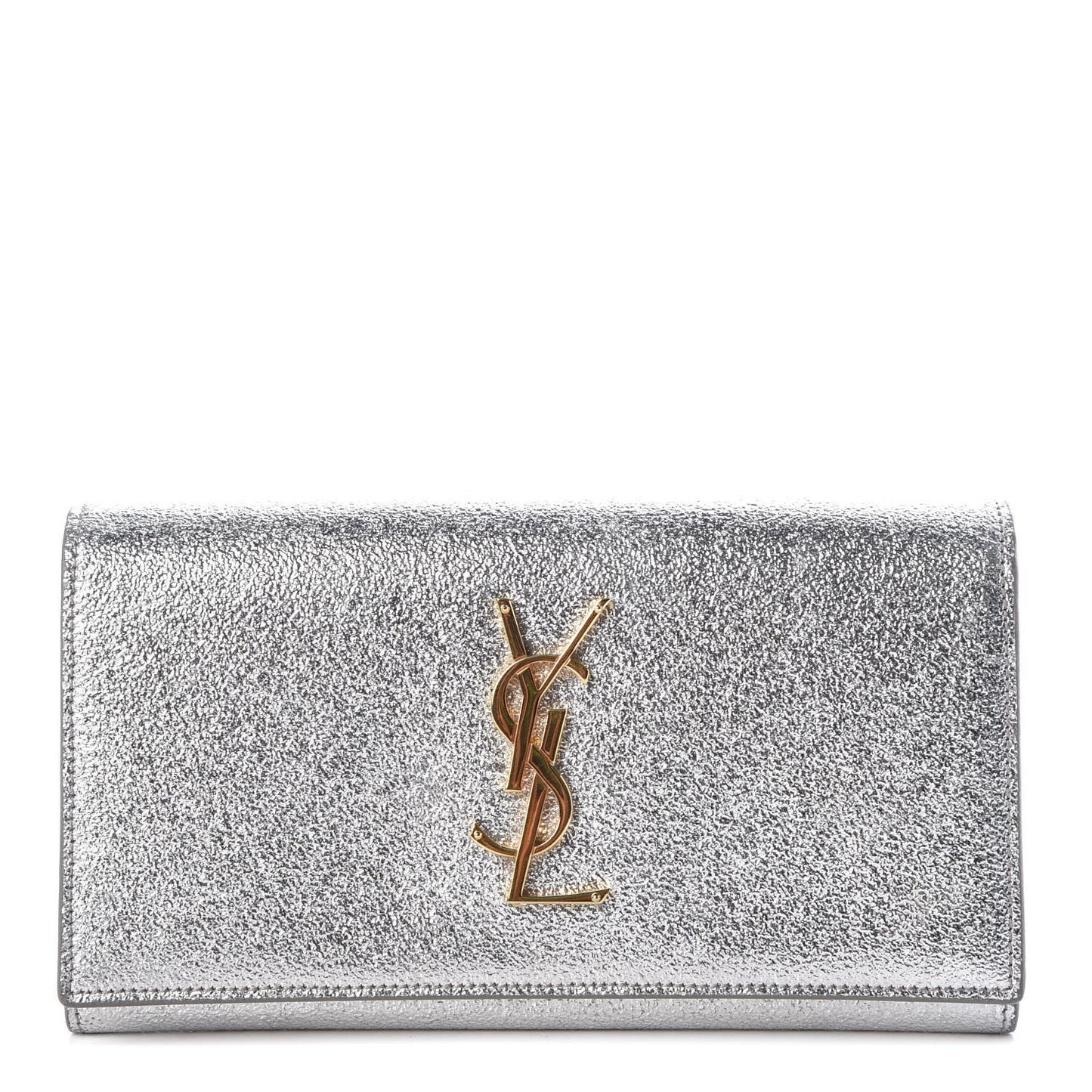 Grain De Poudre Classic Monogram Cassandre Wallet Silver